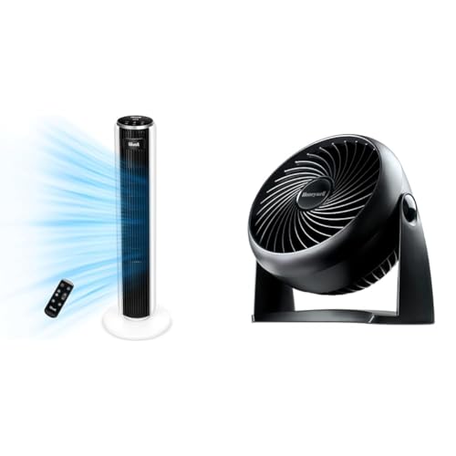 Levoit 28dB leiser Turmventilator mit Fortschrittlichem Schlafmodus & Honeywell TurboForce Turbo-Ventilator von Levoit