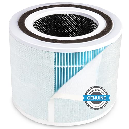 LEVOIT Luftreiniger Wildfire Smoke Ersatzfilter 4-in-1 True HEPA, hocheffiziente Aktivkohle, Core 300-RF-WS, 1 Packung, Blau, Plastik H13 von Levoit