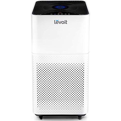 Levoit Luftreiniger mit HEPA Luftfilter, Air Purifier mit 360 m³/H CADR für Raucherzimmer Wohnung, Luftreiniger mit Luftsensor Schlafmodus Timer für Allergiker Raucher Tierbesitzer von Levoit