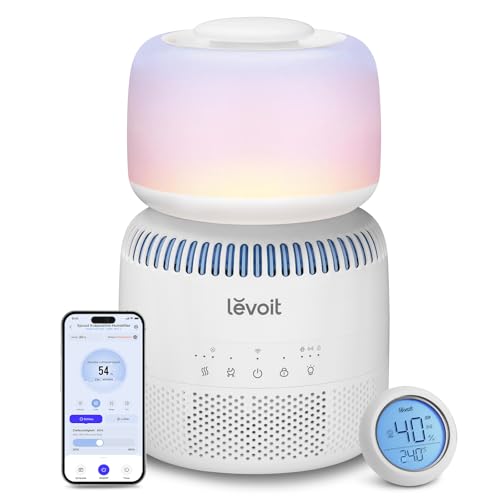 Levoit Sprout Verdunstungsluftbefeuchter, 3,8L für baby Schlafzimmer Kinderzimmer, <26dB leise, 36H, Smart Humidifier mit Blaulichtfreiem Nachtlicht, separater Sensor, Auto Dry, Auto Mode Levoit Sprout Verdunstungsluftbefeuchter, 3,8L für baby Schlafzimmer Kinderzimmer, <26dB leise, 36H, Smart Humidifier mit Blaulichtfreiem Nachtlicht, separater Sensor, Auto Dry, Auto Mode von Levoit