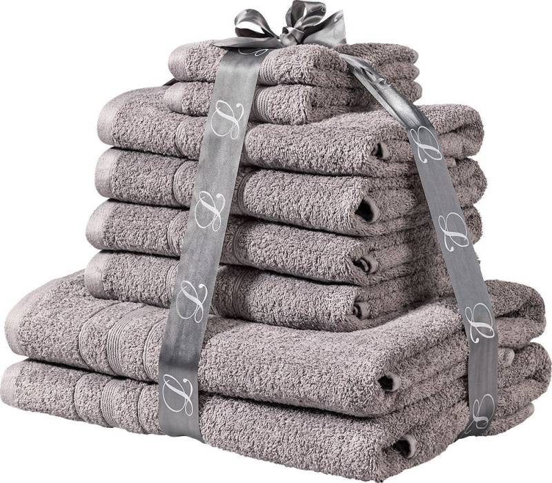 Levora Handtuch Set, Frottee (Packung, 8-St), Hochwertig weiche und flauschige Qualität von Levora