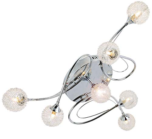 LED Deckenlampe Deckenleuchte XXL Ø85cm Lampe WohnZimmer Leuchte 7x G9 Led Leuchtmittel austauschbar von Lewima