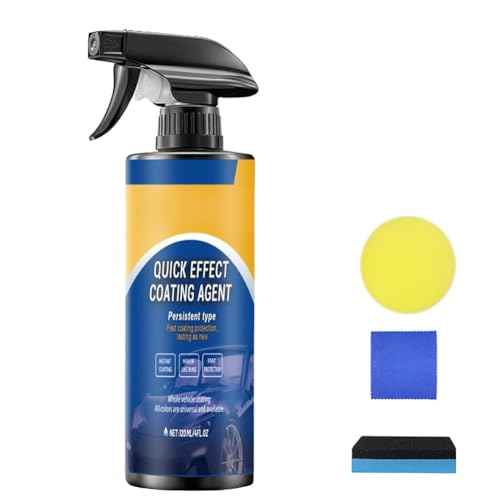 LexTex Quick Effect Coating Agent, Multifunktionales Car Quick Acting Coating Agent Spray, 3 in 1 Hochschutz-Auto-Beschichtungsspray, Improves Clarity and Visibility, Long-Lasting Protection(1PC) von LexTex