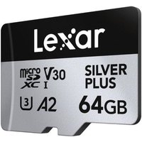 Lexar Professional SILVER PLUS 64 GB MicroSDXC UHS-I Klasse 3 Lexar Professional SILVER PLUS 64 GB MicroSDXC UHS-I Klasse 3 von Lexar