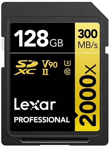 Lexar SDXC Card 128GB Professional 2000x UHS-II V90 U3 Lexar SDXC Card 128GB Professional 2000x UHS-II V90 U3 von Lexar