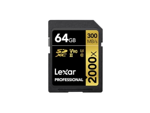 Lexar Professional 2000X 64GB SDHC-SDHC Uhs-II Class 10, W128261505 (Uhs-II Class 10) von Lexar