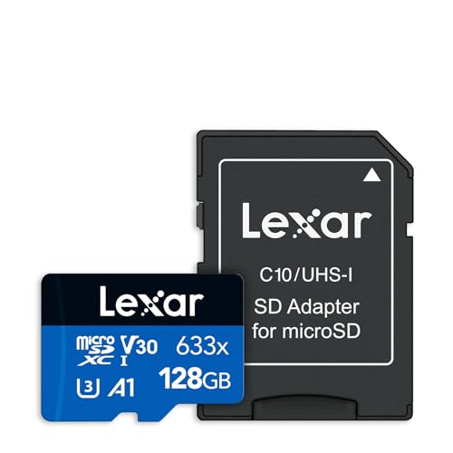 Lexar microSDXC Karte 128GB UHS-I High Performance 633x U3 100MB/s von Lexar