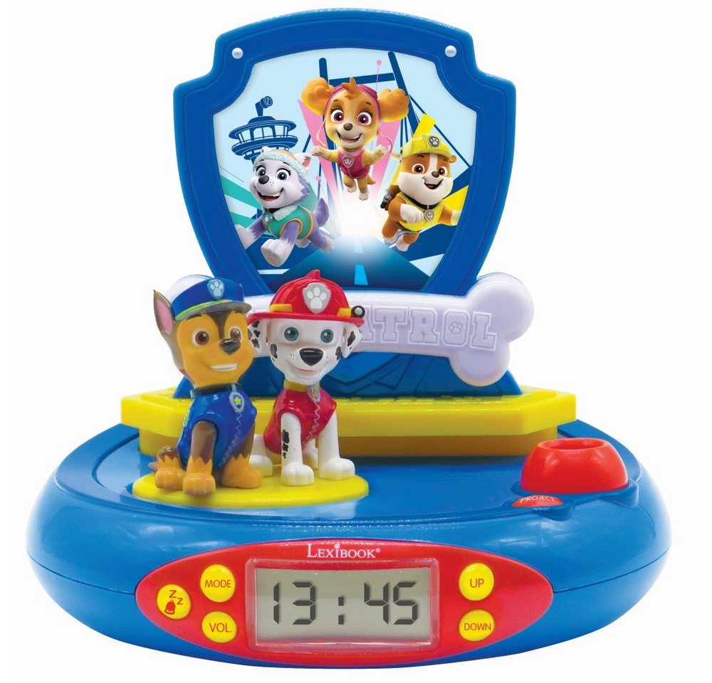 Lexibook® Kinderwecker Paw Patrol 3D Projektions-Wecker mit Sound von Lexibook®