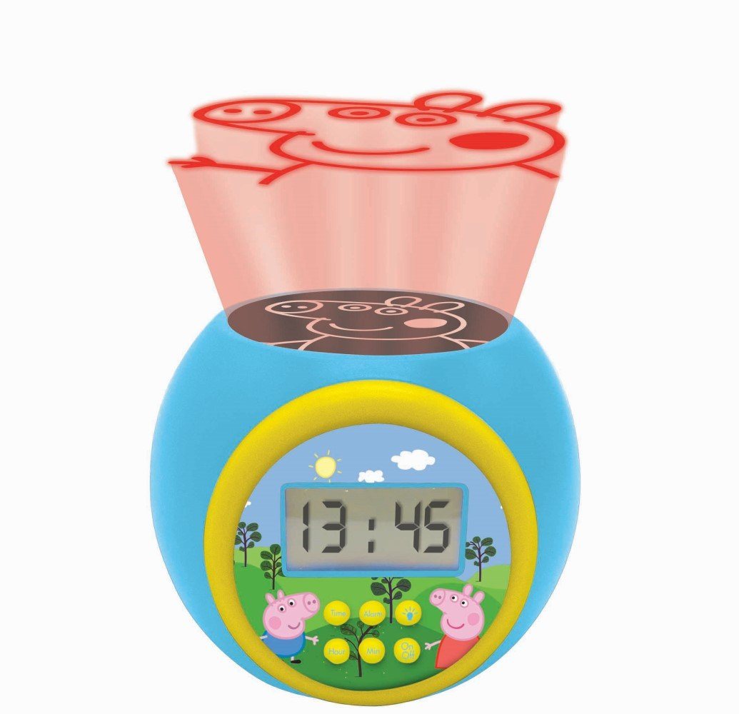 Lexibook® Kinderwecker Peppa Wutz Projektions Wecker mit LED Farbwechsel und Timer-Funktion von Lexibook®