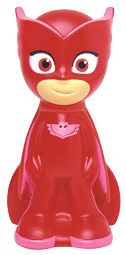 Lexibook PJ Masks Owlette LED-Nachtlicht PJ Masks Owlette für Kinder, Taschengröße, Batterie, Rot/Pink, NLJ001PJM2 von Lexibook