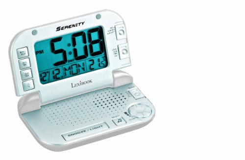 Lexibook, Serenity Voyage, Programmierfunktion, Kopfhöreranschluss, Alarm- und Schlummertaste, Batterie, Weiß/Silber, RL930 Lexibook, Serenity Voyage, Programmierfunktion, Kopfhöreranschluss, Alarm- und Schlummertaste, Batterie, Weiß/Silber, RL930 von Lexibook