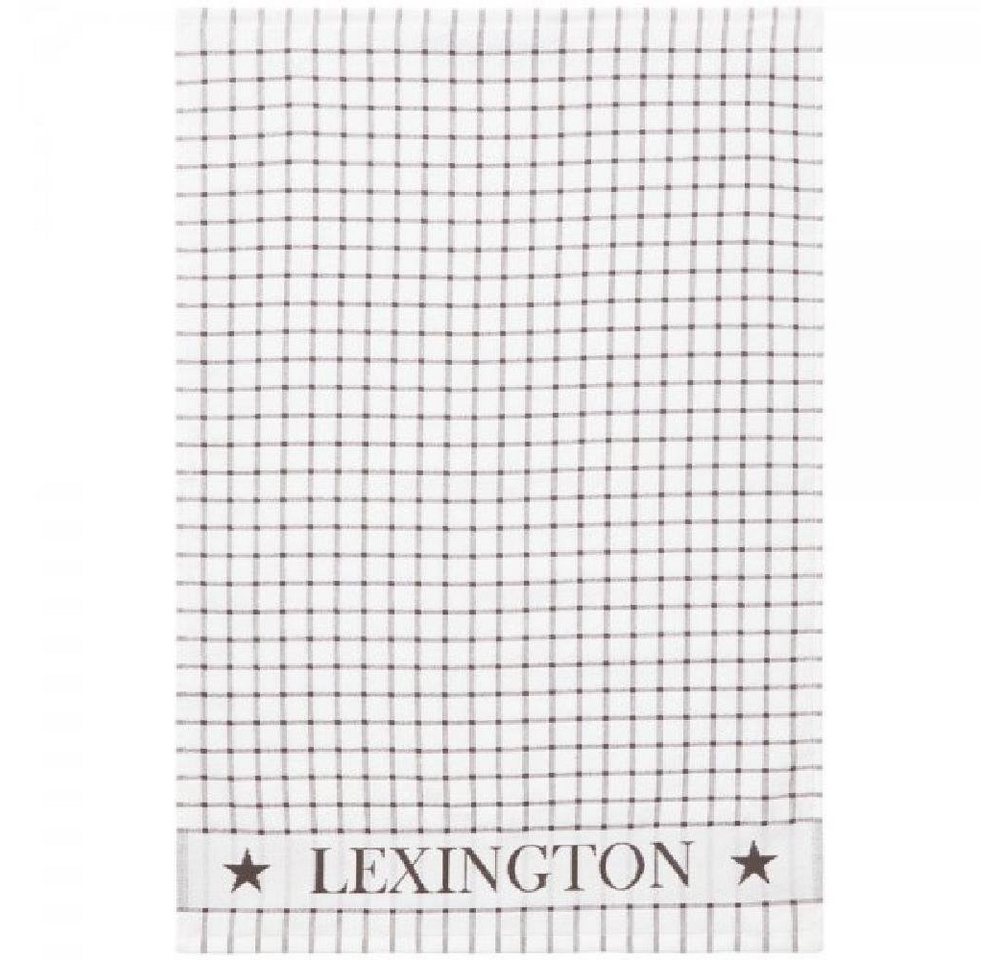 Lexington Geschirrtuch LEXINGTON Geschirrtuch Organic Cotton Terry White-Gray (50x70cm) von Lexington