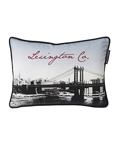 Lexington Kissen Weiß/Schwarz 30 x 40 von Lexington