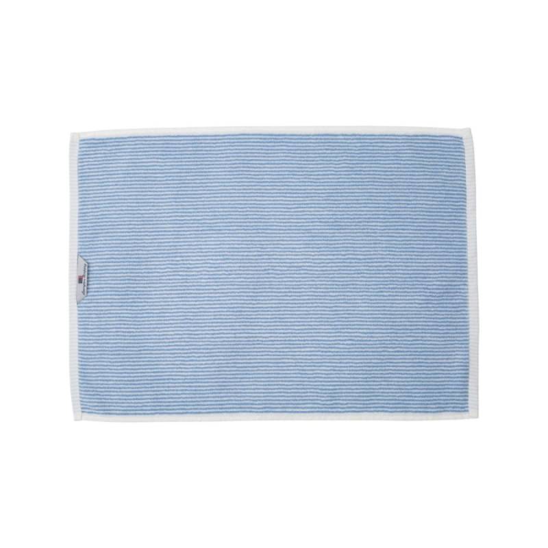 Lexington Original Towel Badetuch - White/Blue Striped - 100x150 cm von Lexington