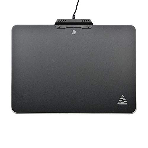 Lexip B5 Gaming Mauspad - RGB starres Mousepad - Farben Einstellung Touch - Reibungsarme Oberfläche - Bessere Kontrolle, Präzision und Reaktionsfähigkeit von Lexip