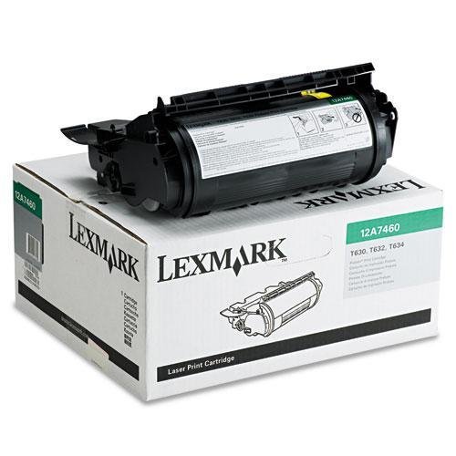 12A7460 Lexmark T632 Tonerkartusche Schwarz von Lexmark