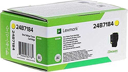 LEXMARK 24B7184 Tonerkassette Gelb 6.000 Seiten von Lexmark Deutschland GmbH