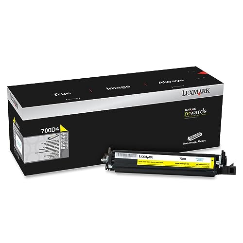 LEXMARK 700D4 Entwickler gelb Standardkapazität 40.000 Seiten 1er-Pack von Lexmark