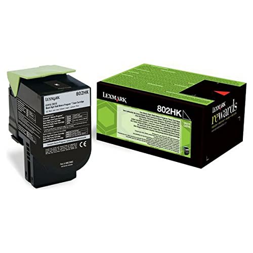 Lexmark 802HKE Toner schwarz Standardkapazität 4.000 Seiten 1er-Pack Corporate von Lexmark