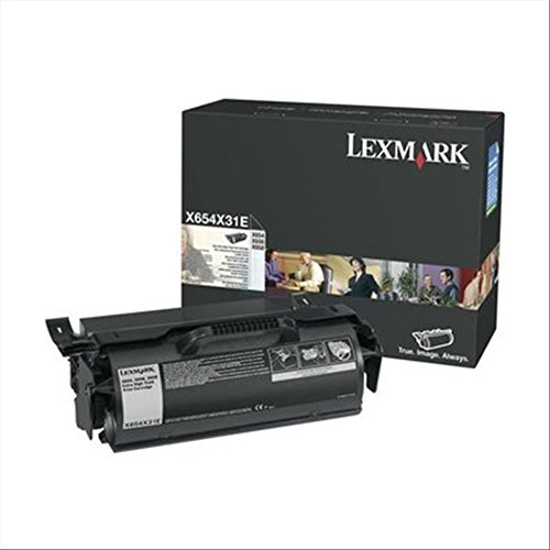 Lexmark 0X654X31E Tonerpatrone (36000 Seiten) schwarz von Lexmark