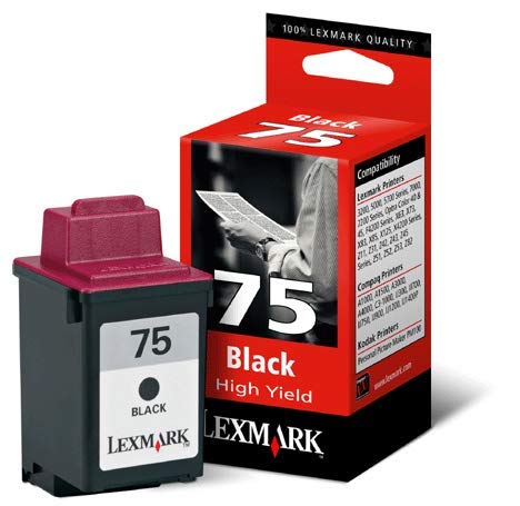 Lexmark 12A1975 Tintenpatrone 75 schwarz, hohe kapazität von Lexmark