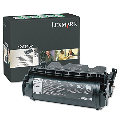 Lexmark 12A7462 - LEXMARK T630 BLACK TONER PRINT CARTRIDGE von Lexmark