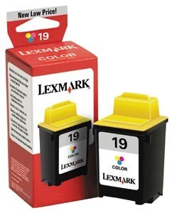 Lexmark 15M2619 Tintenpatrone 19 mehrfarbig, für geringe Druckvolumen von Lexmark