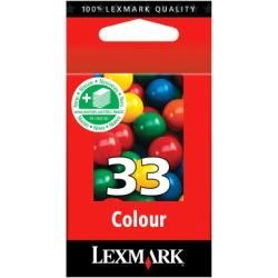 Lexmark 18CX033E - Tinte Nr.33 / Cyan, magentam gelb/bis zu 190 Seiten/farbig/für P315/ P450/ P4250/ P4300-Serie, P6250/ P6350/ P915, X3300-Serie von Lexmark