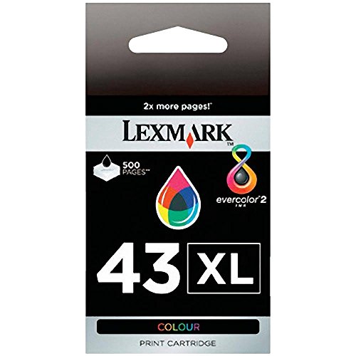 Lexmark 18YX143B Original Tintenpatrone 43XL, cyan/magenta/gelb von Lexmark