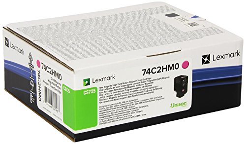 Lexmark 74C2HM0 Original Toner 1er Pack 2521773, magenta von Lexmark