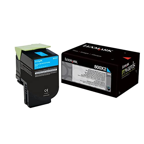 Lexmark 800X2 Toner Catridge - Cyan von Lexmark