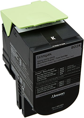 Lexmark 80C20K0 Return Program Toner Cartridge, schwarz Lexmark 80C20K0 Return Program Toner Cartridge, schwarz von Lexmark