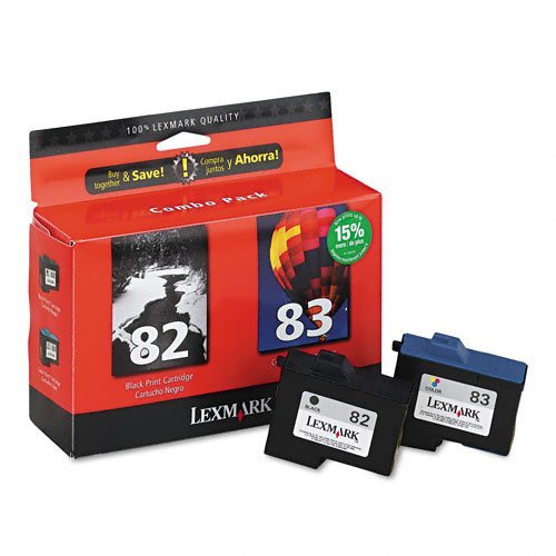 Lexmark 82 Black & 83 Color Ink Cartridge Combo Pack (18L0860) by Lexmark von Lexmark