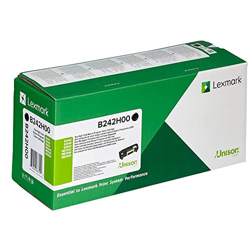 Lexmark B242H00 Rückgabe-Tonerkassette Schwarz mit hoher Kapazität von Lexmark