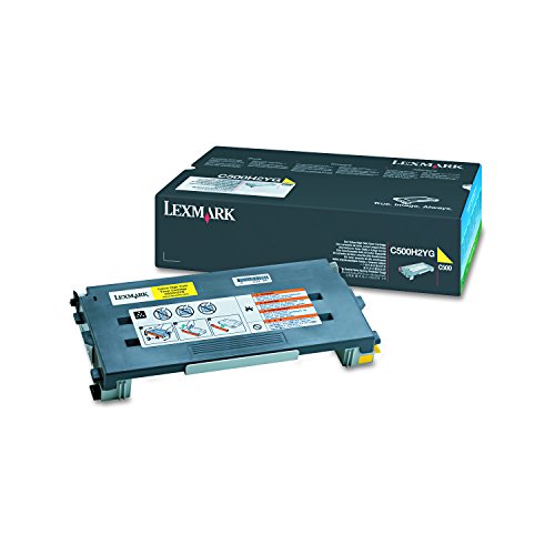 Lexmark C500H2YG C500n Tonerkartusche hohe Kapazität 3.000 Seiten, gelb von Lexmark