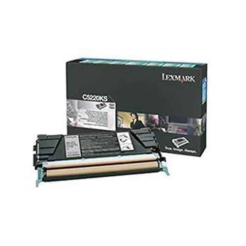 Lexmark C5220KS Toner Tonerkassette für Laserdrucker (Patrone, schwarz, laser, Lexmark C522, C524, C53 x) von Lexmark