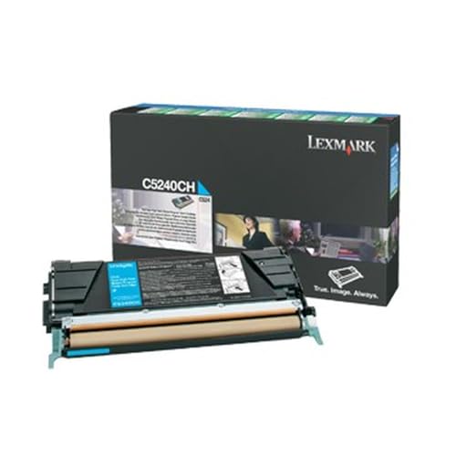 Lexmark C5240CH C524 Tonerkartusche hohe Kapazität 5.000 Seiten Rückgabe, cyan Lexmark C5240CH C524 Tonerkartusche hohe Kapazität 5.000 Seiten Rückgabe, cyan von Lexmark