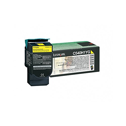 Lexmark C540H1YG C540, C543, C544, X543, X544 Tonerkartusche 2.000 Seiten Rückgabe, gelb Lexmark C540H1YG C540, C543, C544, X543, X544 Tonerkartusche 2.000 Seiten Rückgabe, gelb von Lexmark
