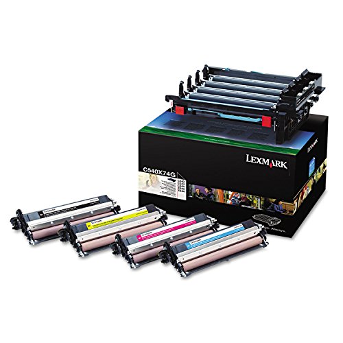 Lexmark C540X74G C540, C543, C544, X543, X544 Toner Drumkartusche und farbig 30.000 Seiten, schwarz von Lexmark