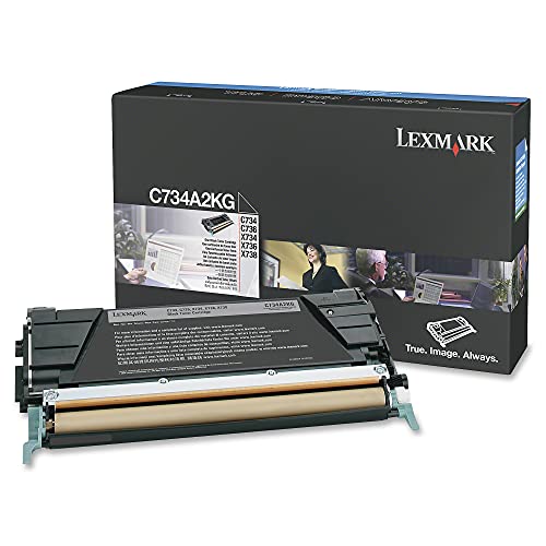 Lexmark C734A2KG C734 / X734 Tonerkartusche 8.000 Seiten, schwarz von Lexmark