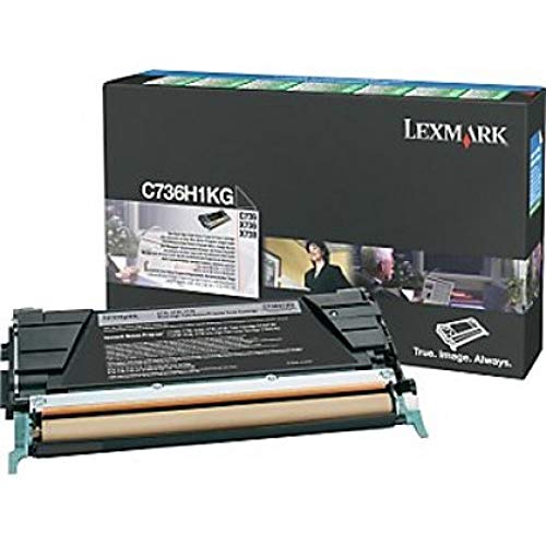 Lexmark C736H1KG C736, X736, X738 Tonerkartusche 12.000 Seiten Rückgabe, schwarz von Lexmark