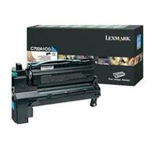 Lexmark C792A1CG C792, X792 Tonerkartusche Standardkapazität 1er-Pack Return Program, 6.000 Seiten, cyan von Lexmark