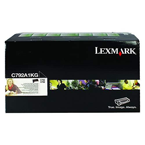 Lexmark C792A1KG Black Return Program Toner Cartridge for Lexmark C792de, 792dhe, 792dte, 792e; X792de, 792dte, 792dtfe, 792dtme, 792dtpe, 792dtse by Lexmark von Lexmark