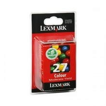 Lexmark Cartridge No. 27 - Print cartridge - high capacity - 1 x colour (cyan, magenta, yellow) - blister von Lexmark