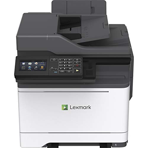 Lexmark MC2535adwe Multifunktions-Farblaserdrucker mit einem 4,3-Zoll-Farb-Touchscreen, drahtlosen Funktionen, Duplexdruck und analogem Fax (42CC460), weiß/grau, mittel von Lexmark