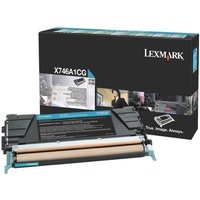 Lexmark Original Toner cyan 7.000 Seiten (X746A1CG) für X746de, X748de/dte von Lexmark