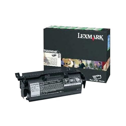 Lexmark T650H04E T65X Tonerkartusche 25.000 Seiten return program label cartridge, schwarz von Lexmark