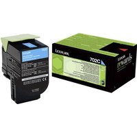 Lexmark Tonerkassette 702C CS310 CS410 CS510 Original Cyan 1000 Seiten 70C20C0 von Lexmark