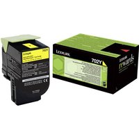 Lexmark Tonerkassette 702Y CS310 CS410 CS510 Original Gelb 1000 Seiten 70C20Y0 von Lexmark