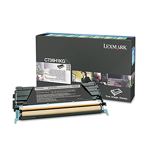 Original Lexmark C736H1KG /, Premium Drucker-Kartusche, Schwarz, 12000 Seiten von Lexmark